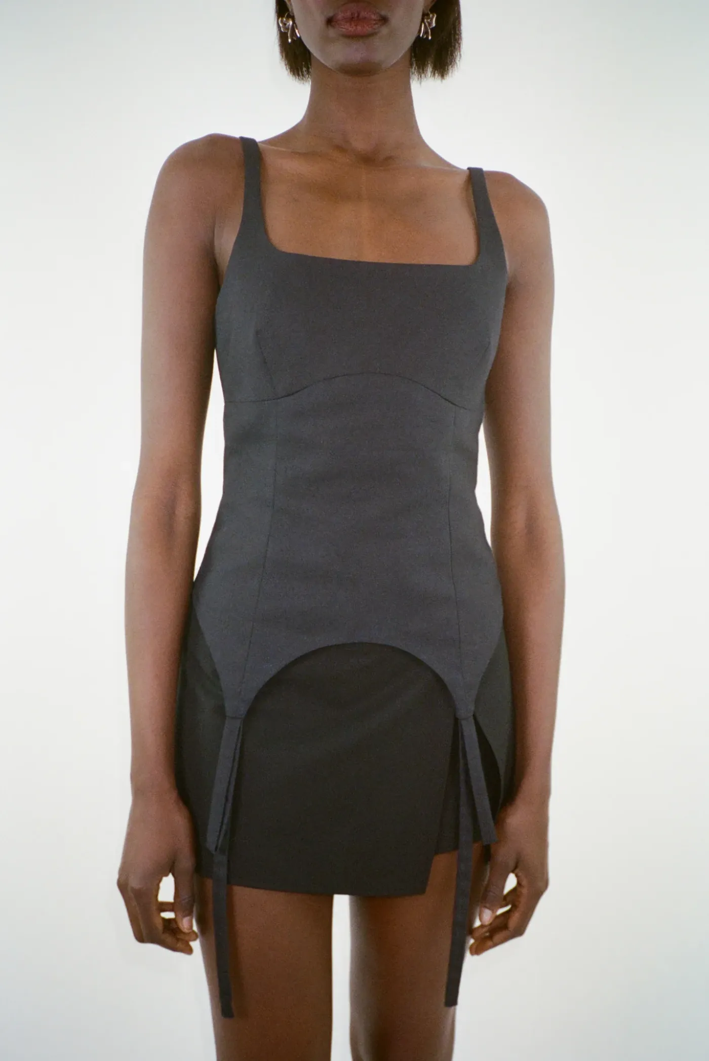 Tops^Sandy Liang Miep Top In Black