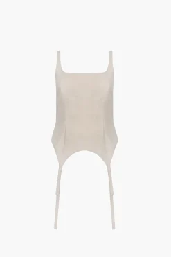 Tops^Sandy Liang Miep Top In Natural