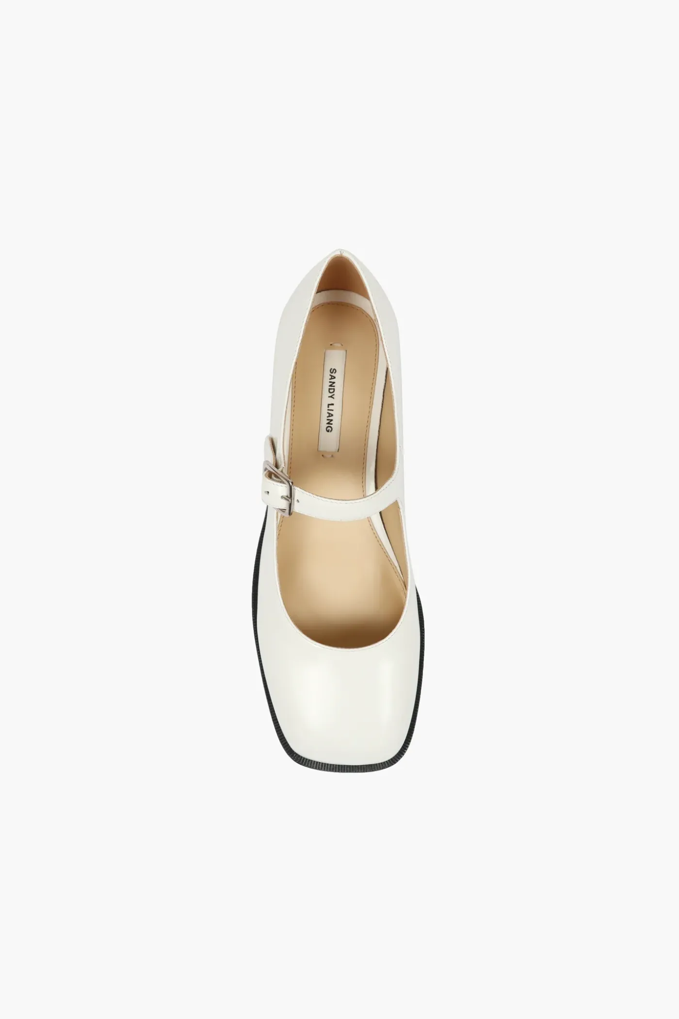Uniform^Sandy Liang Mj 35 In Optic White Spazzolato