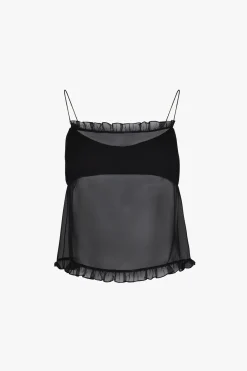 Tops^Sandy Liang Mochi Top In Black