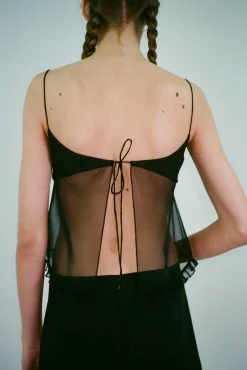 Tops^Sandy Liang Mochi Top In Black