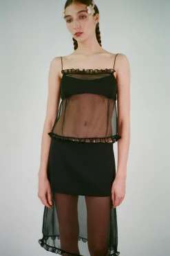 Tops^Sandy Liang Mochi Top In Black