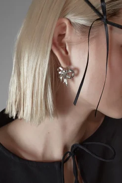 Jewelry^Sandy Liang Monyo Hoops In Silver