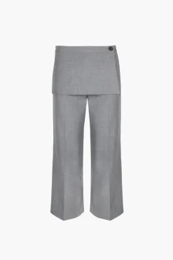 Uniform^Sandy Liang Mott Pant In Ash Grey