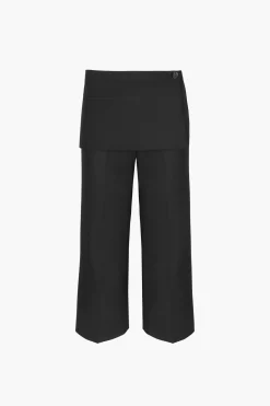Uniform^Sandy Liang Mott Pant In Black