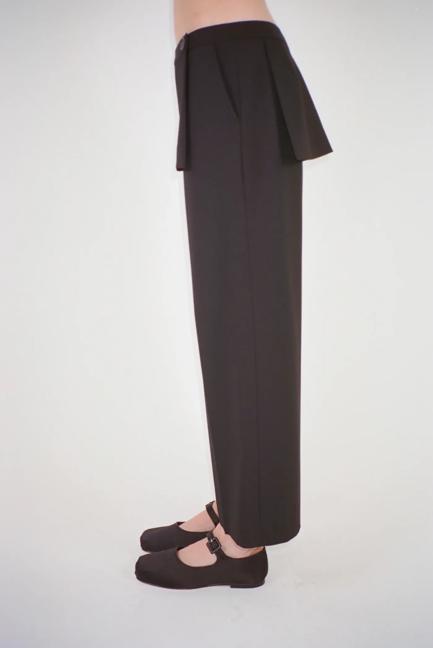 Uniform^Sandy Liang Mott Pant In Black