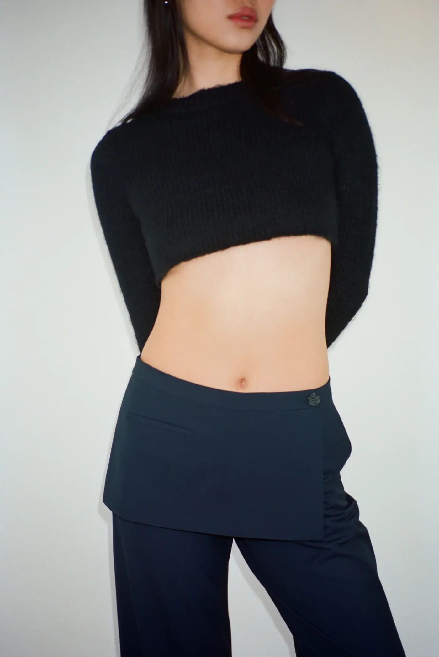 Uniform^Sandy Liang Mott Pant In Navy