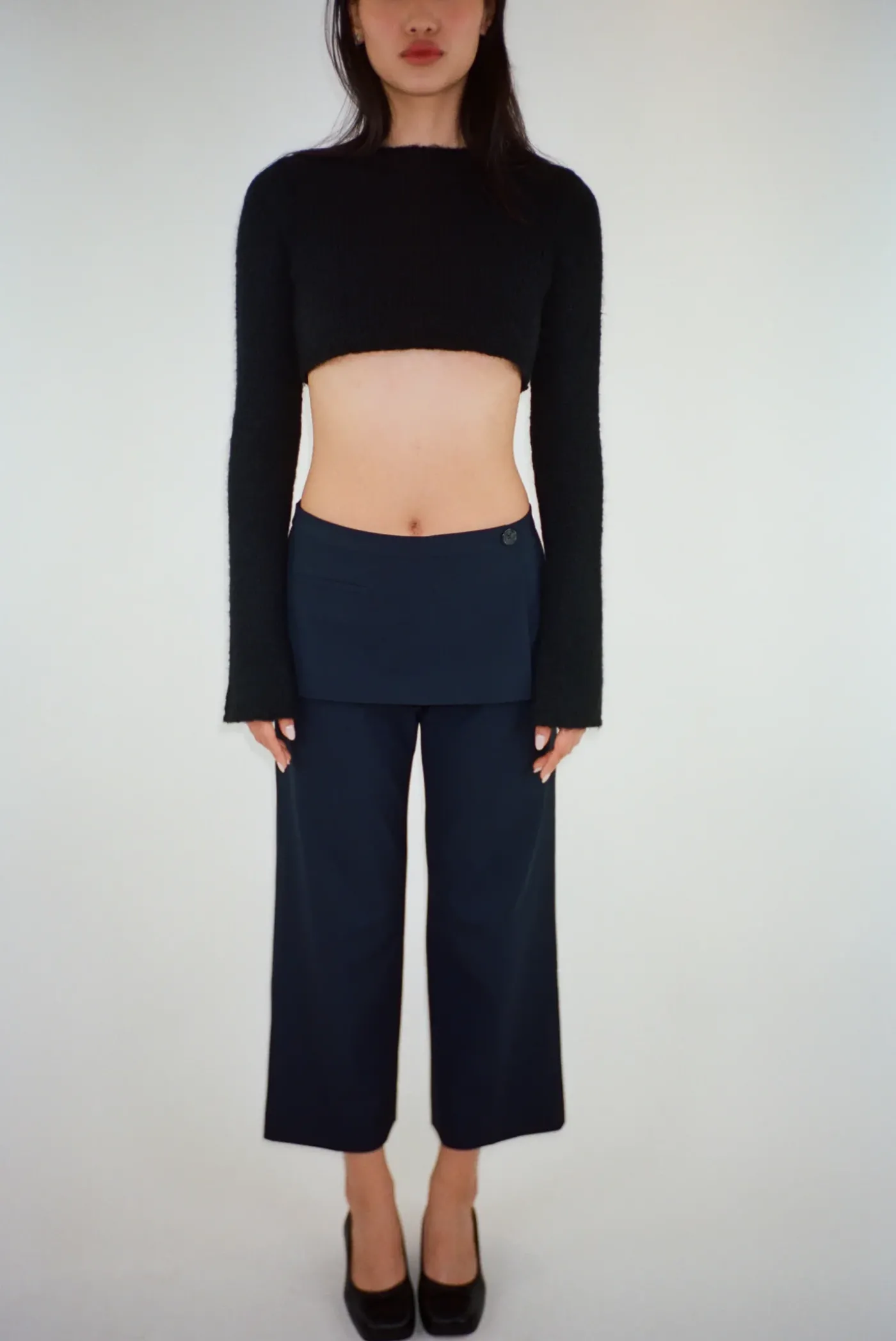 Uniform^Sandy Liang Mott Pant In Navy