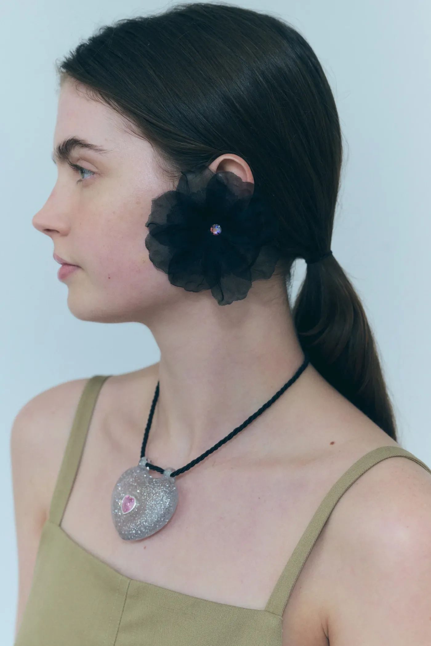 Jewelry^Sandy Liang Muff Earrings In Black