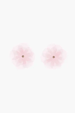 Bridal^Sandy Liang Muff Earrings In Icy Pink