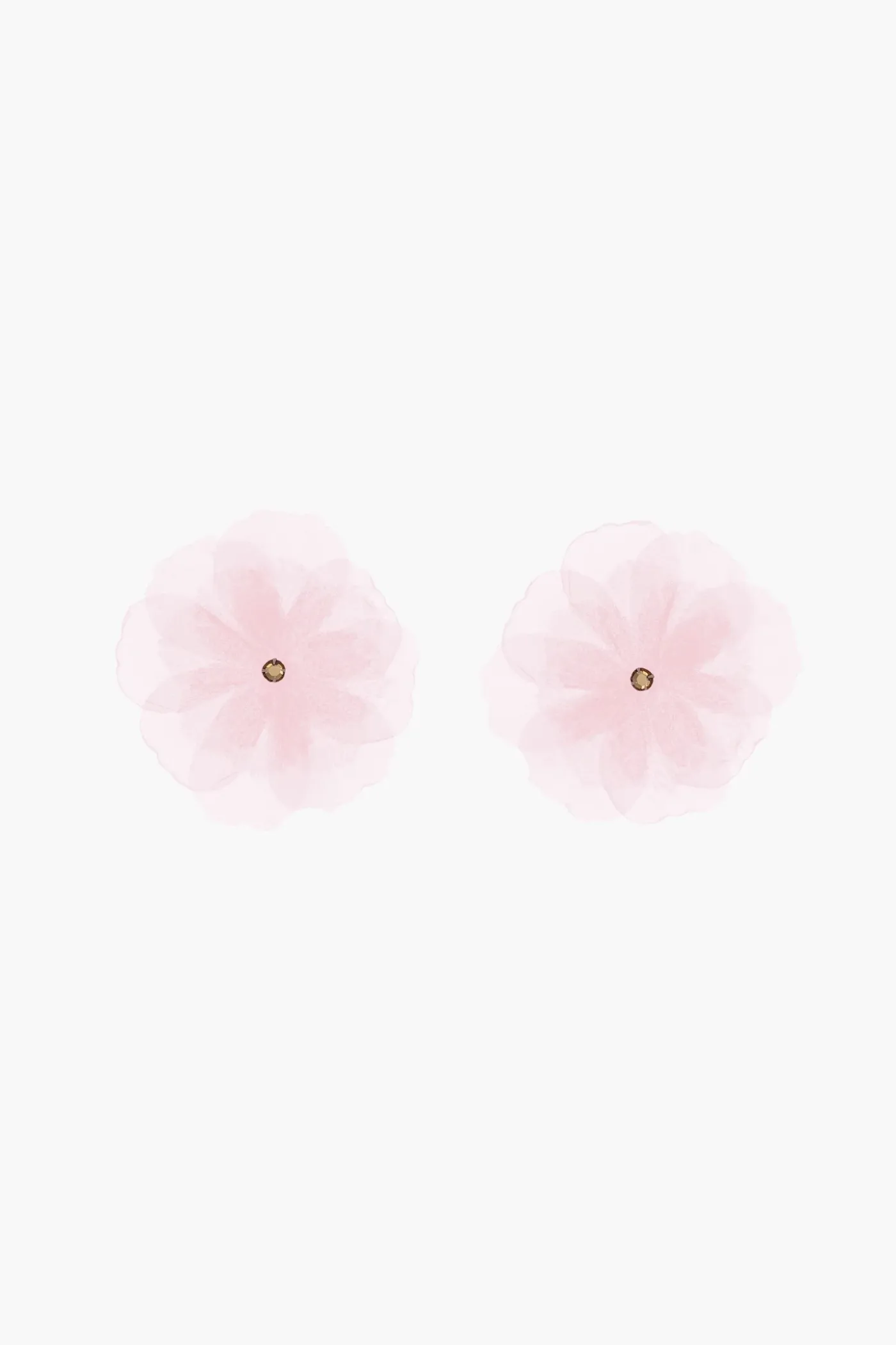 Bridal^Sandy Liang Muff Earrings In Icy Pink