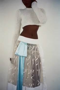 Bridal^Sandy Liang Nana Skirt