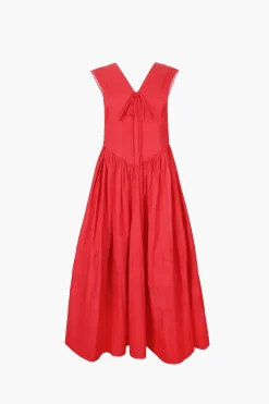 Dresses^Sandy Liang Opa Dress In Red