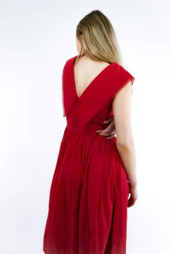 Dresses^Sandy Liang Opa Dress In Red
