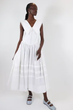 Dresses^Sandy Liang Opa Dress In White