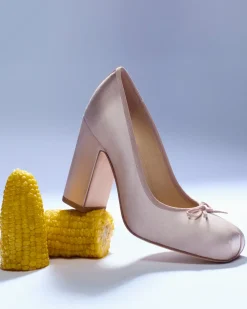 Bridal^Sandy Liang Pointe Pump 100 In Ballet Satin