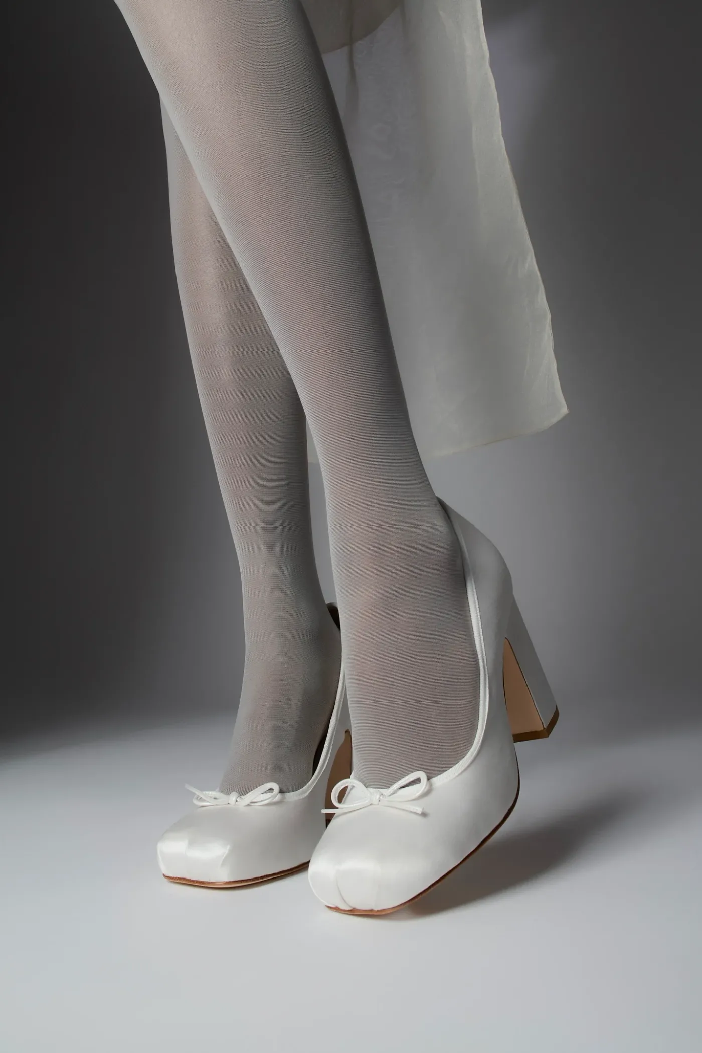 Bridal^Sandy Liang Pointe Pump 100 In Pearl Satin