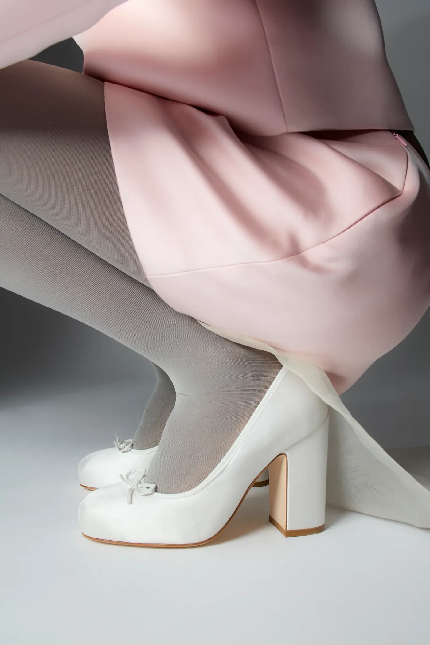 Bridal^Sandy Liang Pointe Pump 100 In Pearl Satin