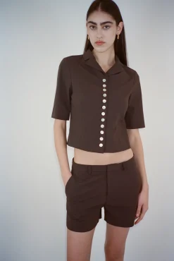 Uniform^Sandy Liang Pomme Top
