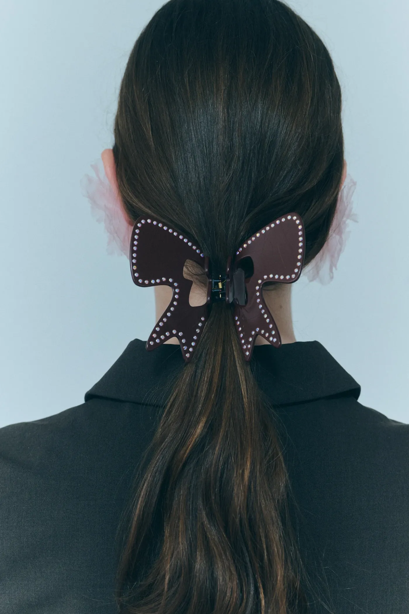 Hair^Sandy Liang Rochambeau Claw In Cocoa