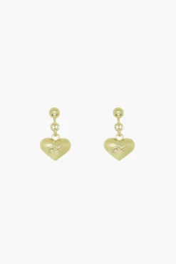 Jewelry^Sandy Liang Safety Earrings In Gold Vermeil