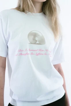 Tops^Sandy Liang Scallop Tee