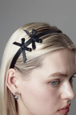 Hair^Sandy Liang Sergio Headband In Black