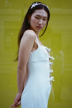 Bridal^Sandy Liang Sergio Headband In Heavy Cream