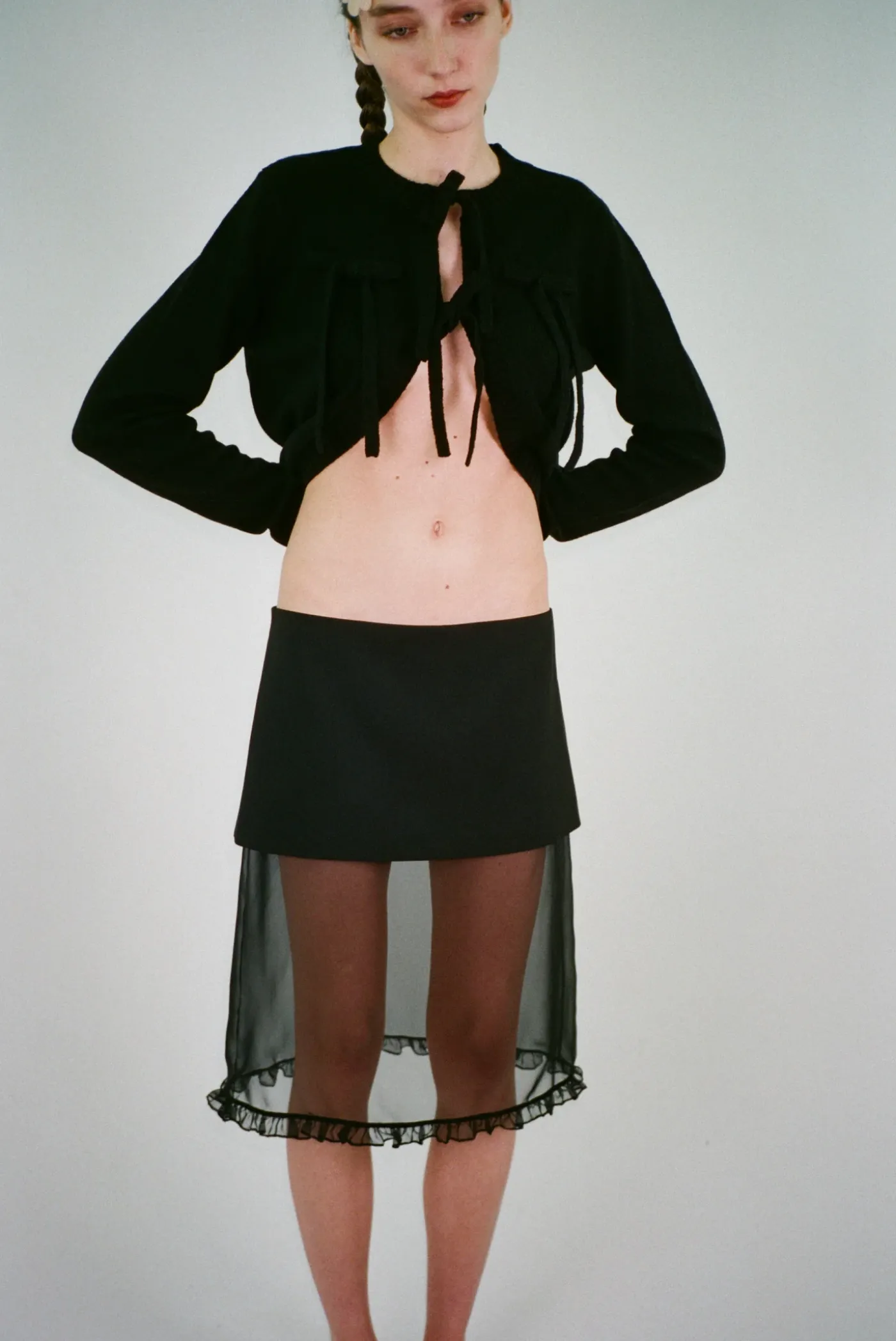 Skirts^Sandy Liang Serin Skirt In Black