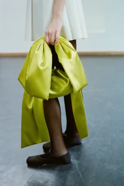Bags^Sandy Liang Small Regalo Bag In Chartreuse