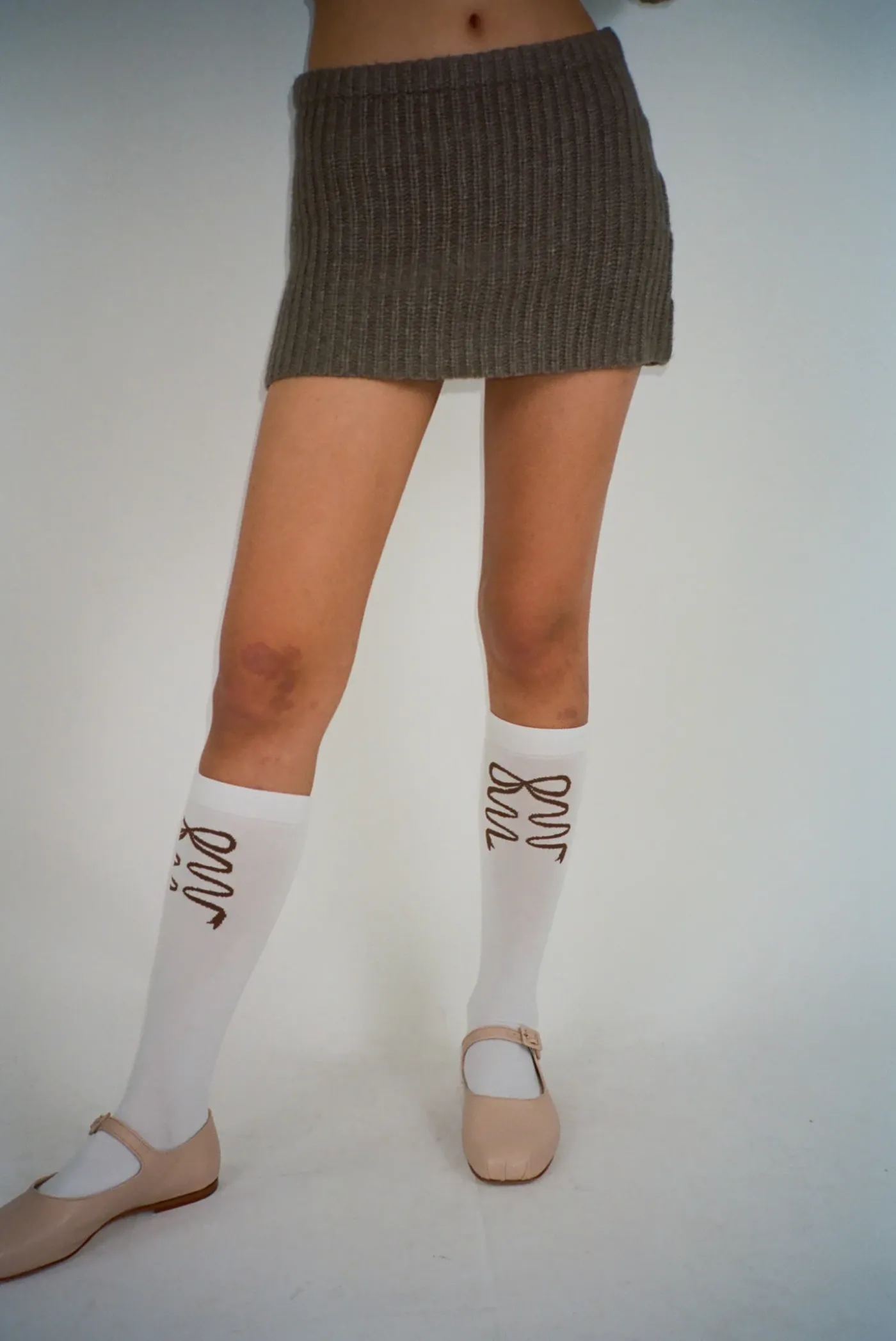 Socks^Sandy Liang Stelo Socks In White
