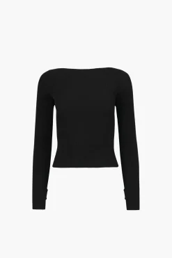 Knits^Sandy Liang Times Sweater In Black