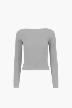 Knits^Sandy Liang Times Sweater In Grey