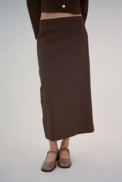 Skirts^Sandy Liang Toes Skirt In Brown