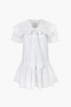 Dresses^Sandy Liang Toki Dress In White