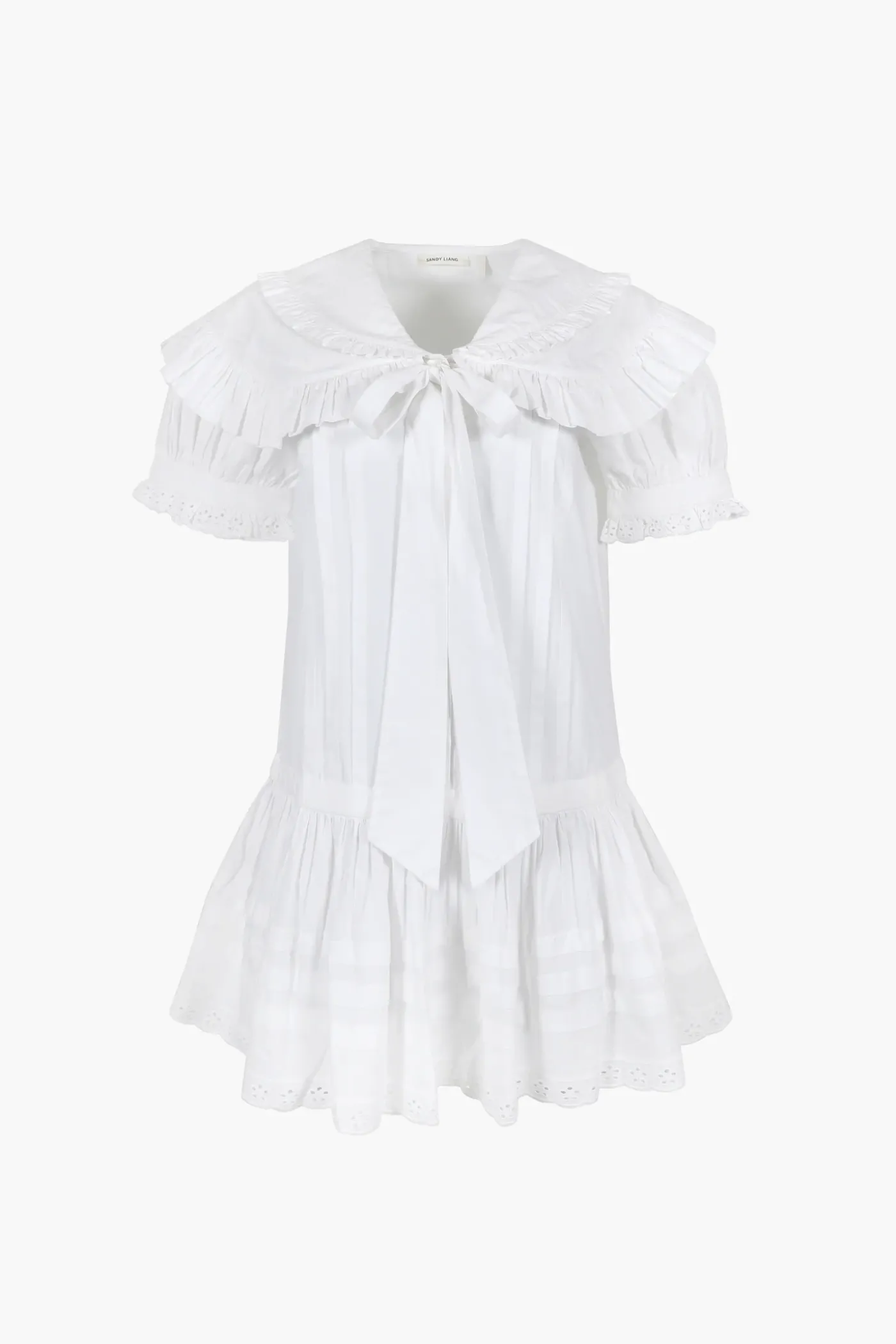 Dresses^Sandy Liang Toki Dress In White