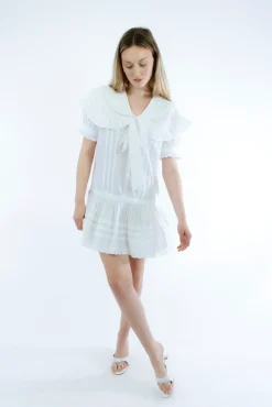 Dresses^Sandy Liang Toki Dress In White