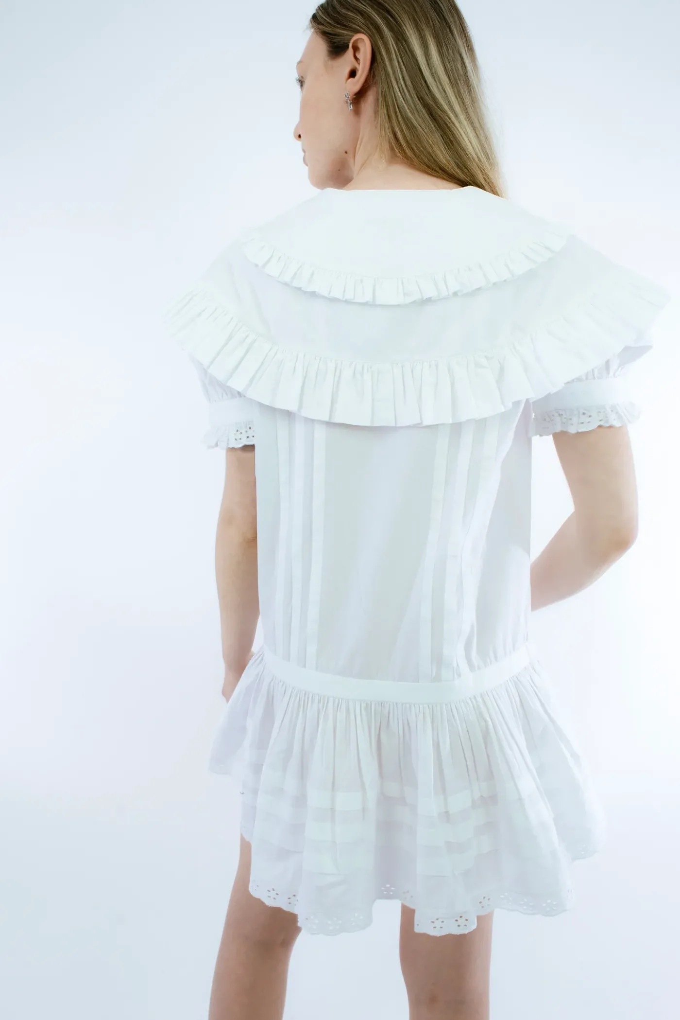 Dresses^Sandy Liang Toki Dress In White