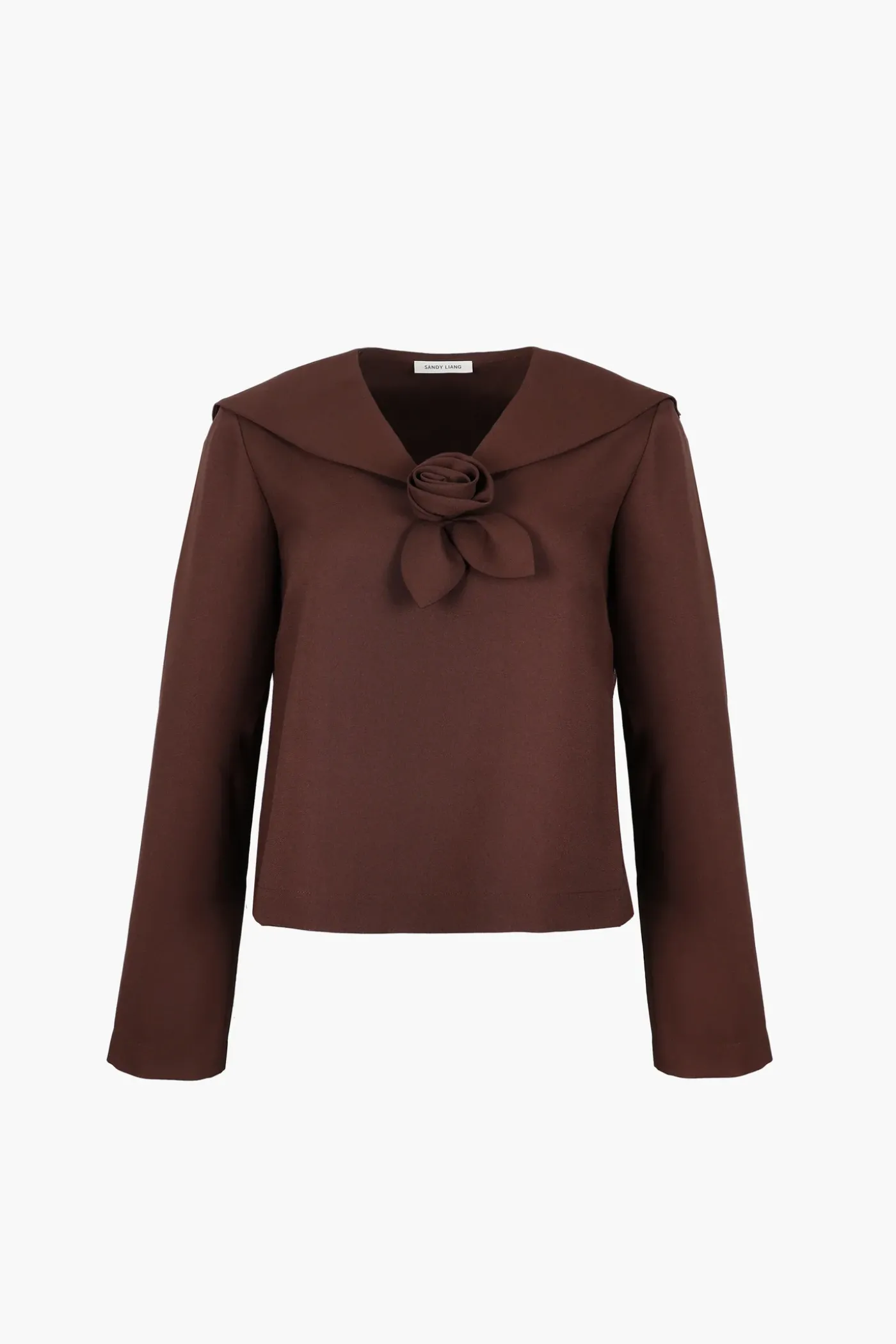 Tops^Sandy Liang Umi Top In Espresso
