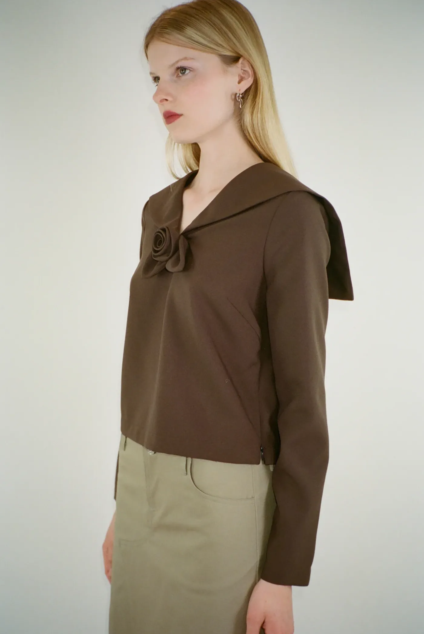 Tops^Sandy Liang Umi Top In Espresso