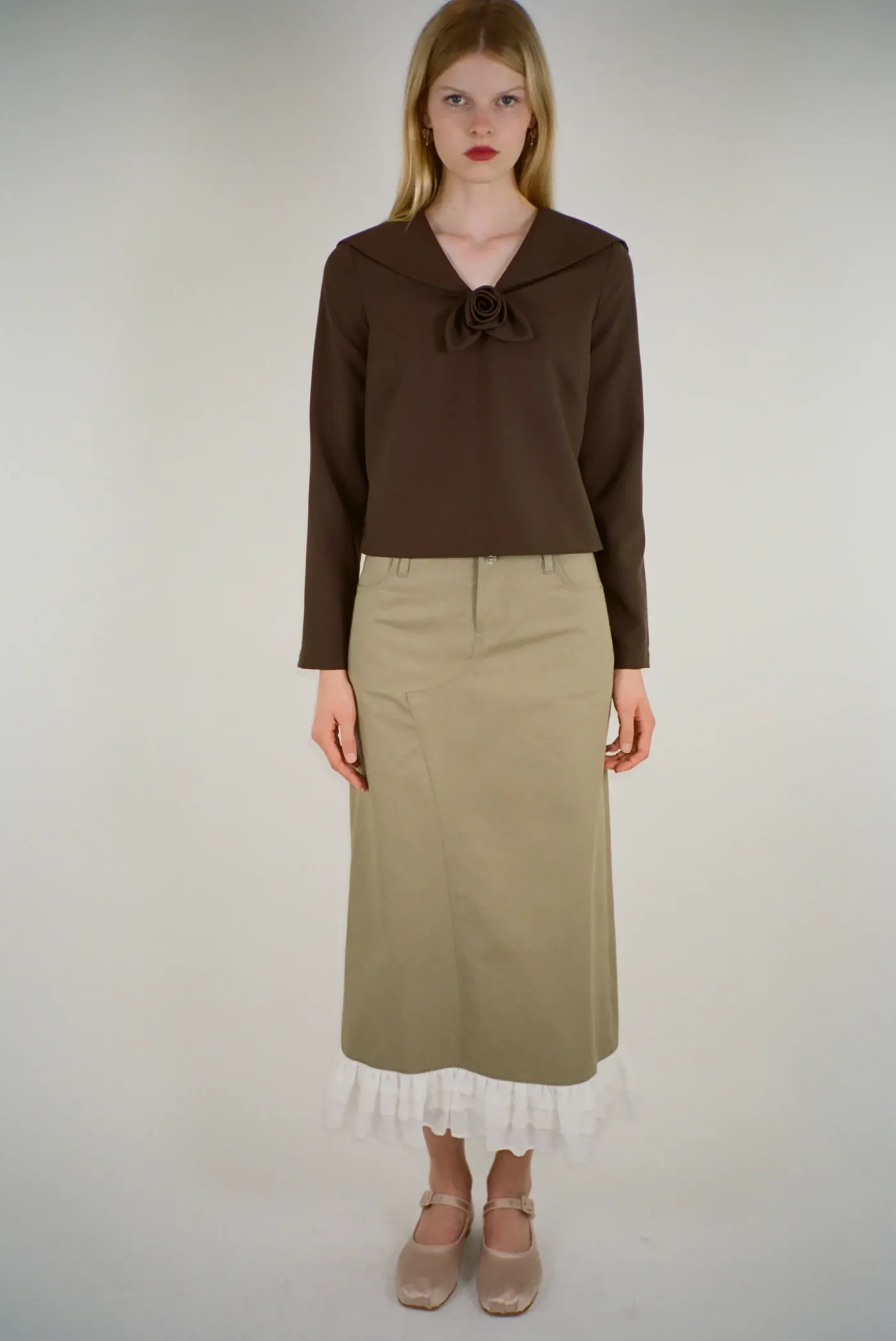 Tops^Sandy Liang Umi Top In Espresso